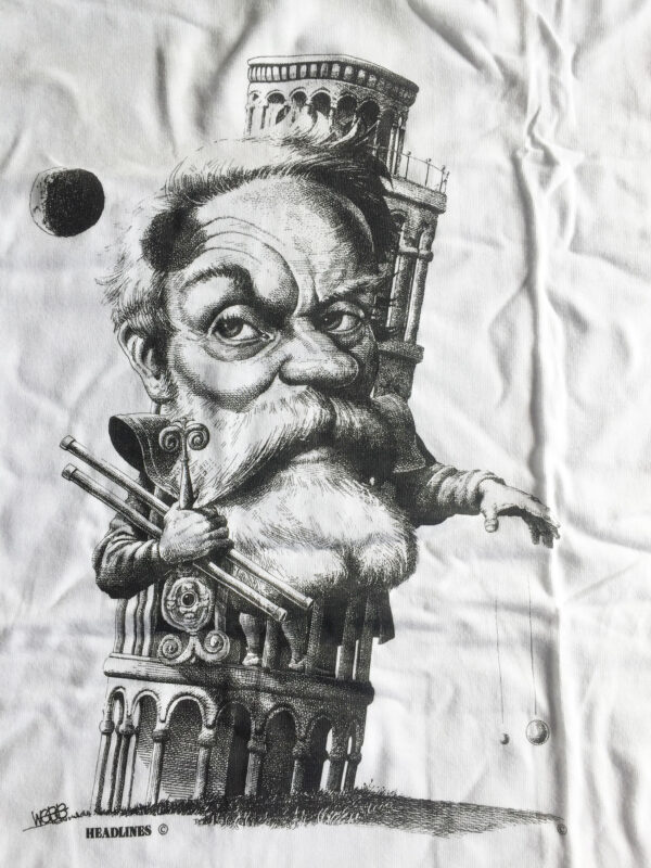 Galileo caricature by Murray Webb