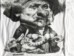 Rembrandt caricature by Murray Webb